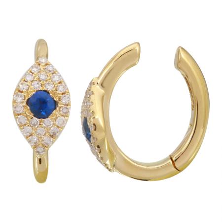 Evil Eye Ear Cuff