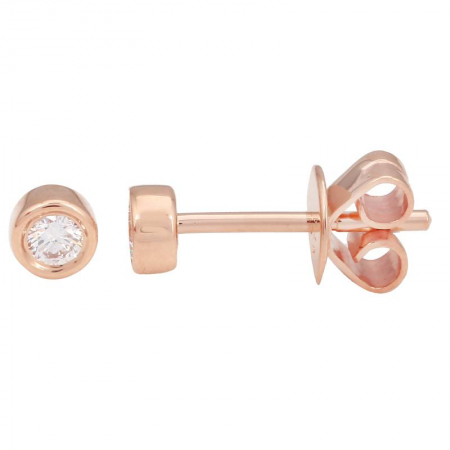 Mini Diamond Bezel Studs