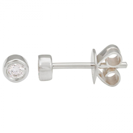 Mini Diamond Bezel Studs