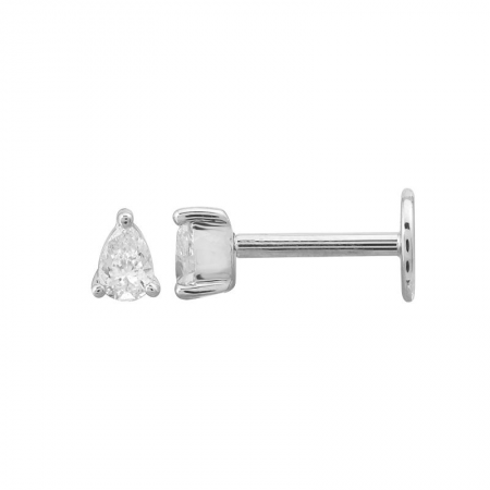 Micro Pear Flat Back