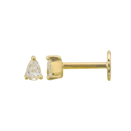 Micro Pear Flat Back