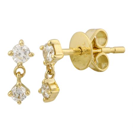 Diamond Drop Stud