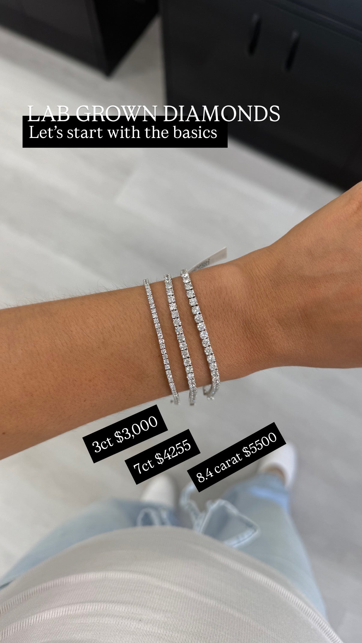 Classic Lab Tennis Bracelet