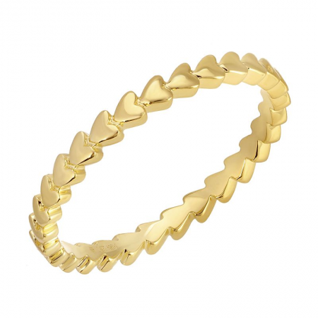 Petite Hearts Eternity Ring