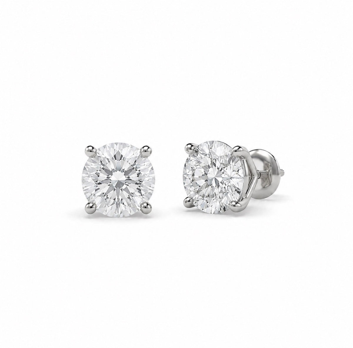 6ct Lab Diamond Studs