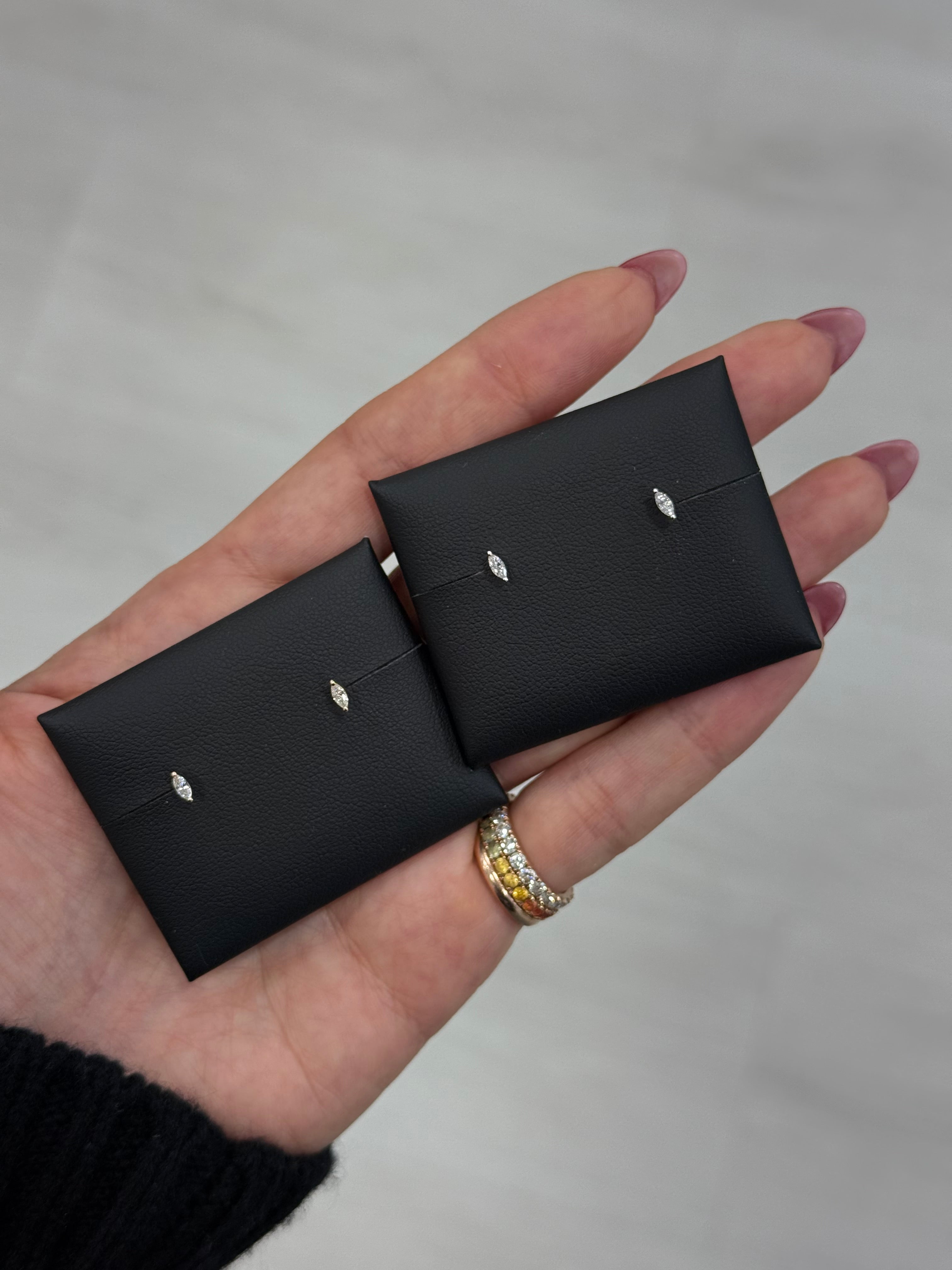 Micro Marquise Flat Back