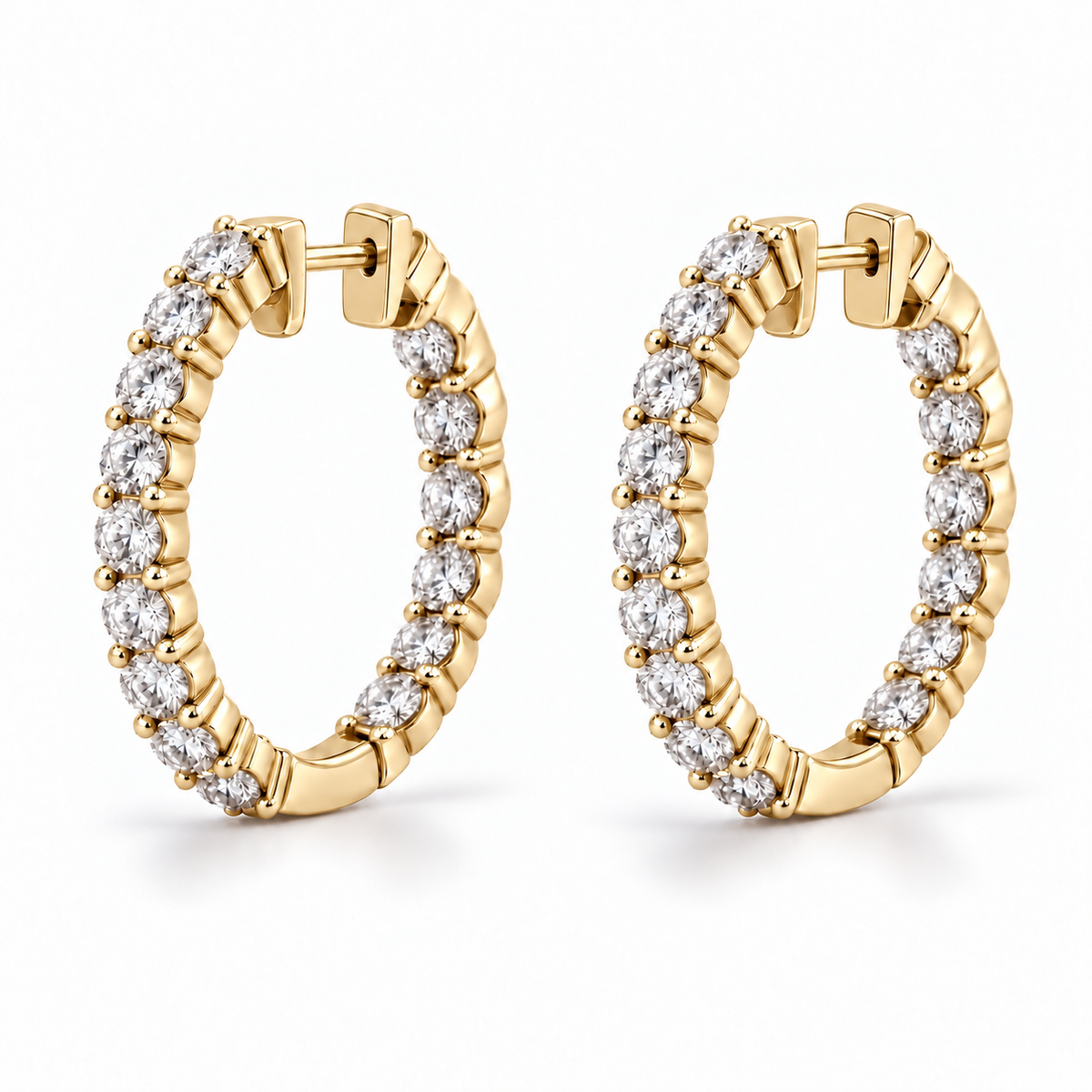 AW Diamond Hoops
