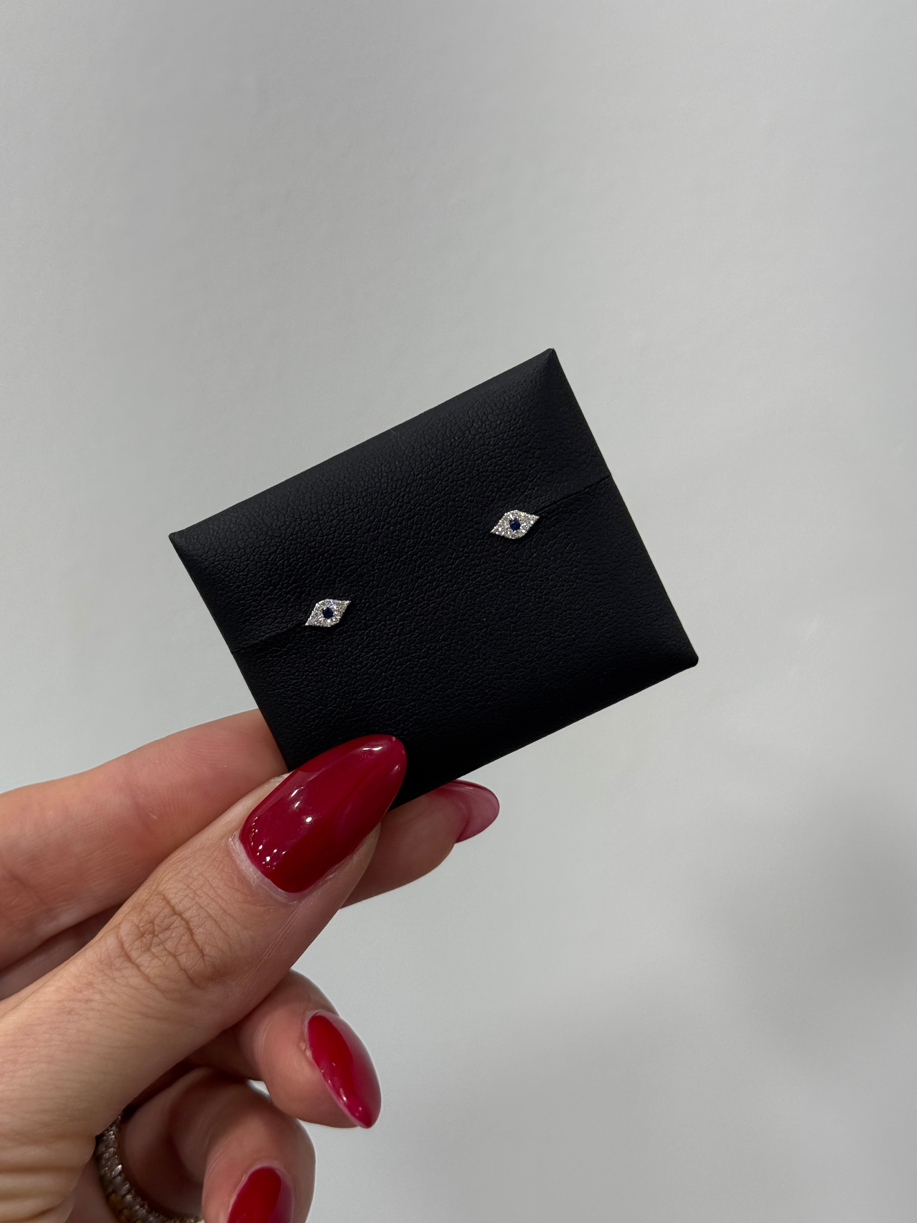 Mini Evil Eye Flat Back