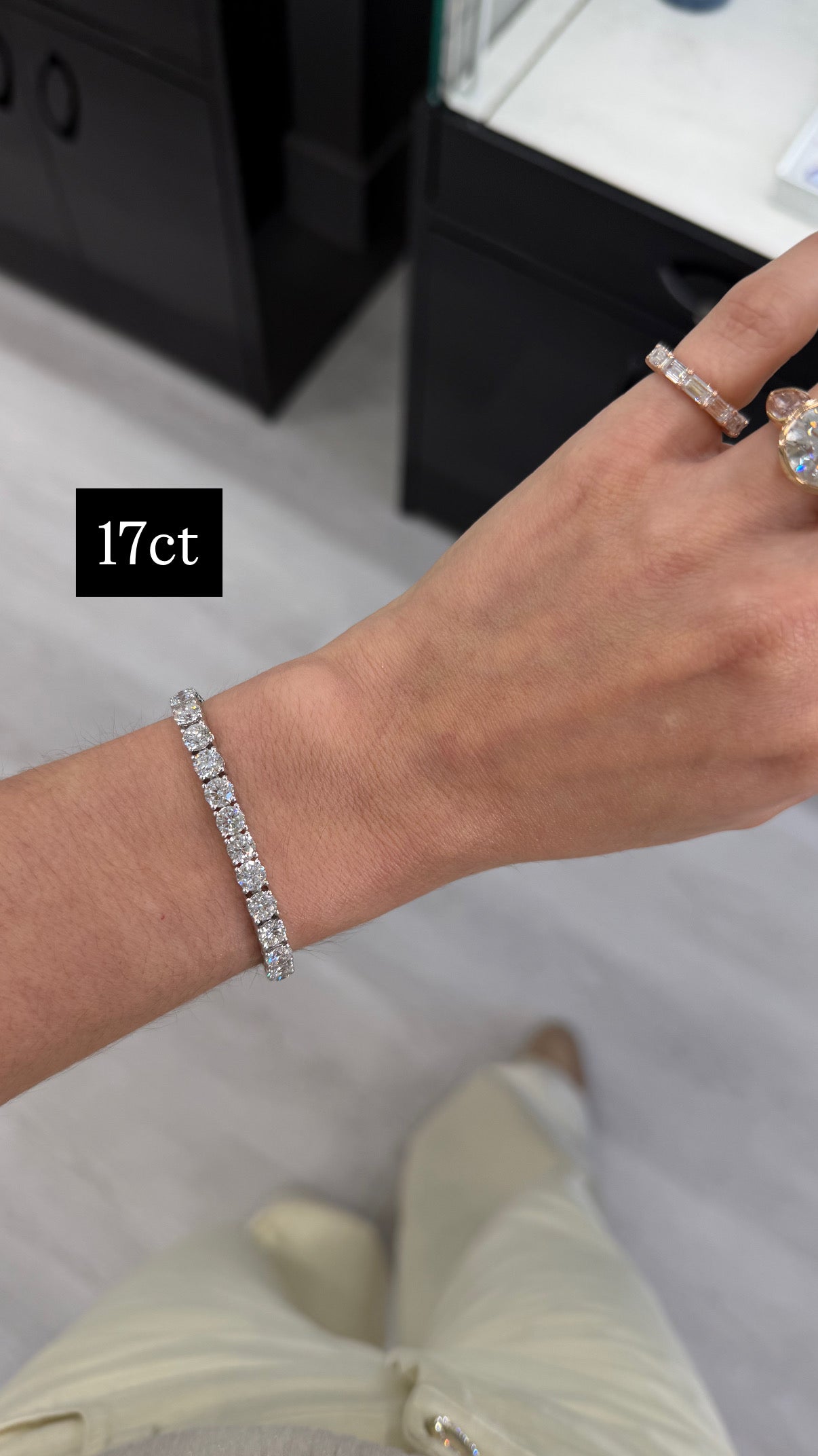 Lab Classic Tennis Bracelet