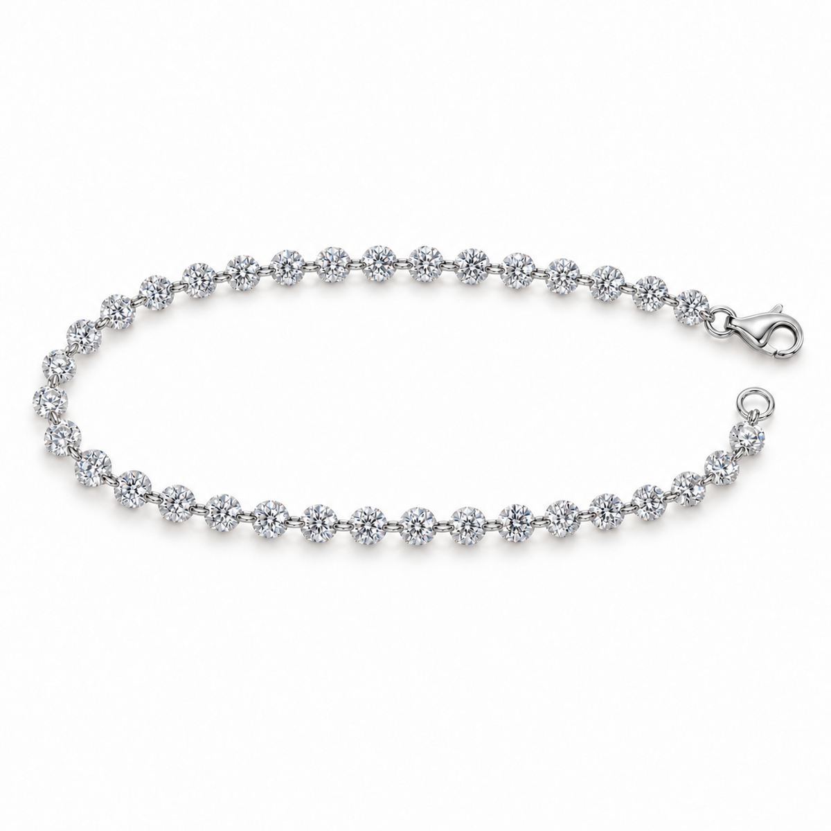 Gemma Lab Drilled Round Diamond Bracelet
