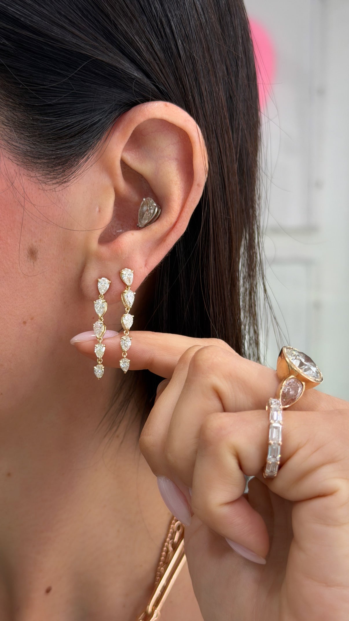 Atara Drop Studs