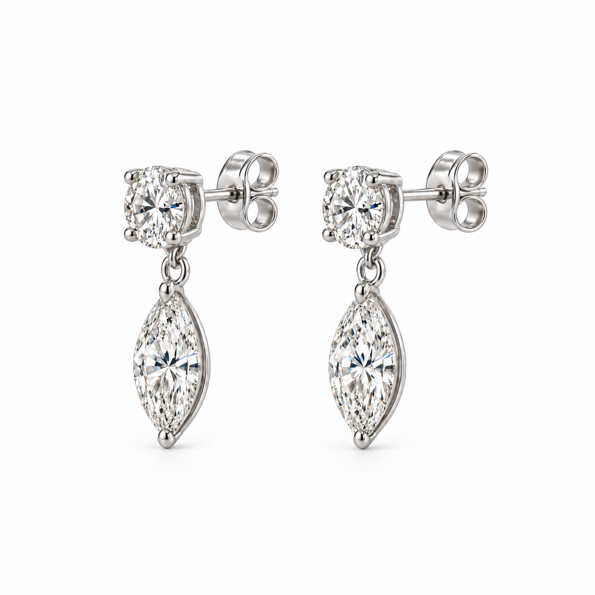 Grace Marquise Drop Stud