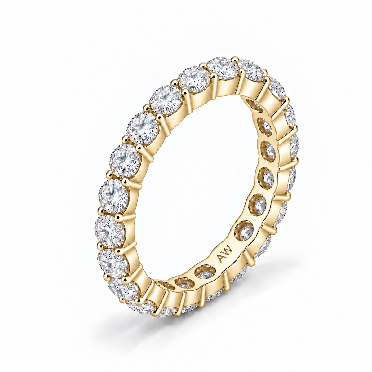 Small Round Diamond Eternity Band