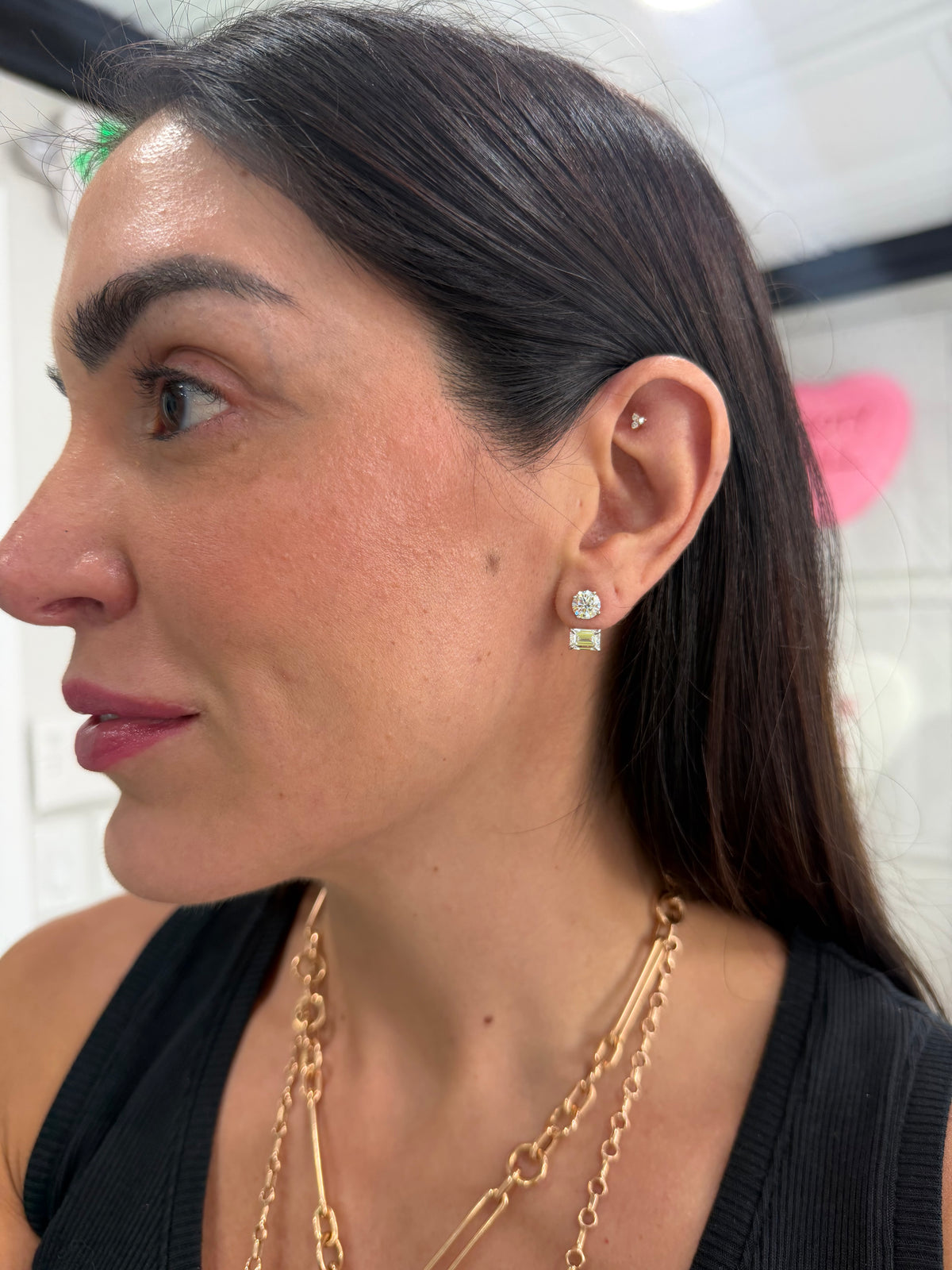 2ct Lab Diamond Studs