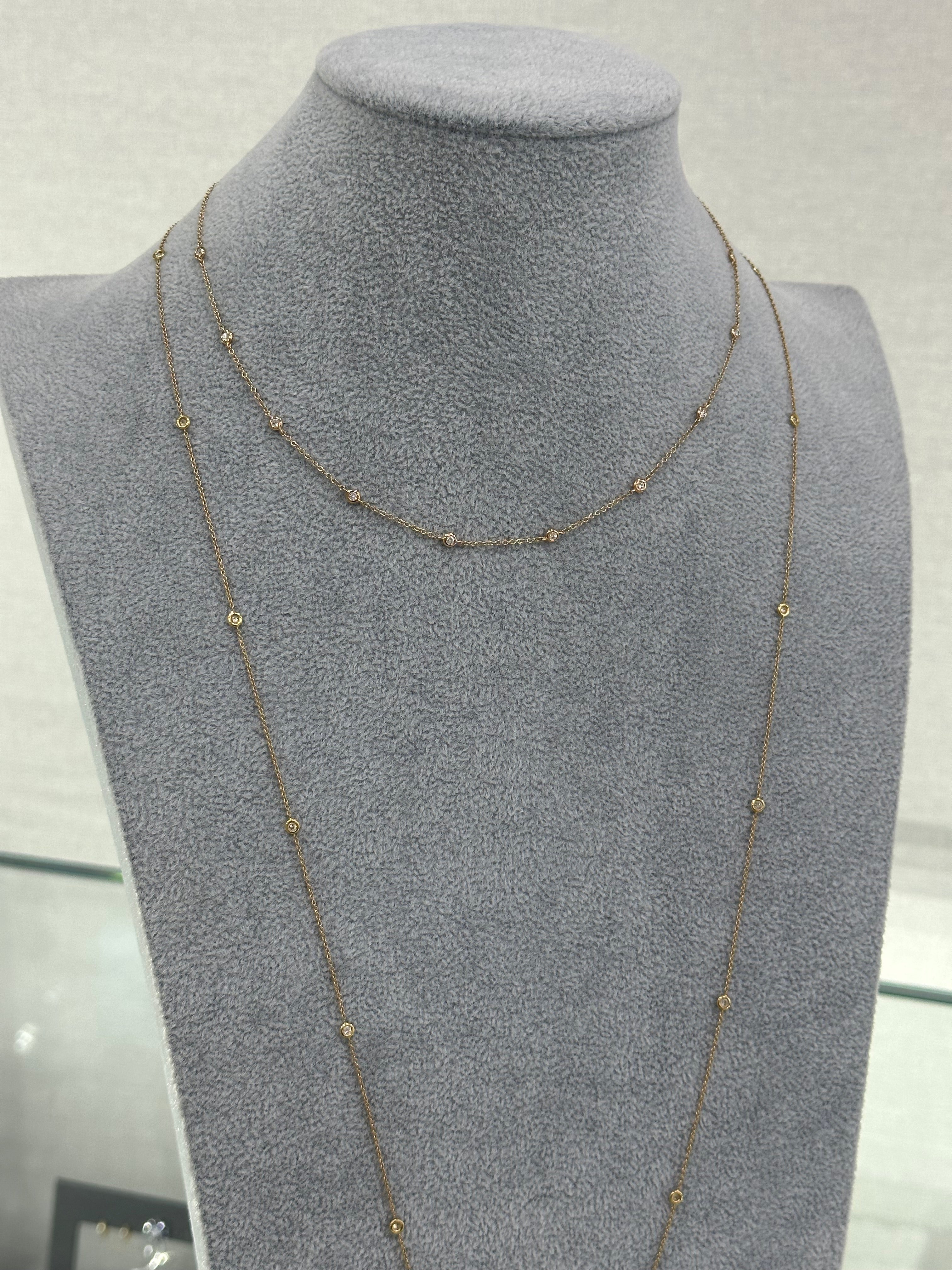 Diamond By The Yard Necklace