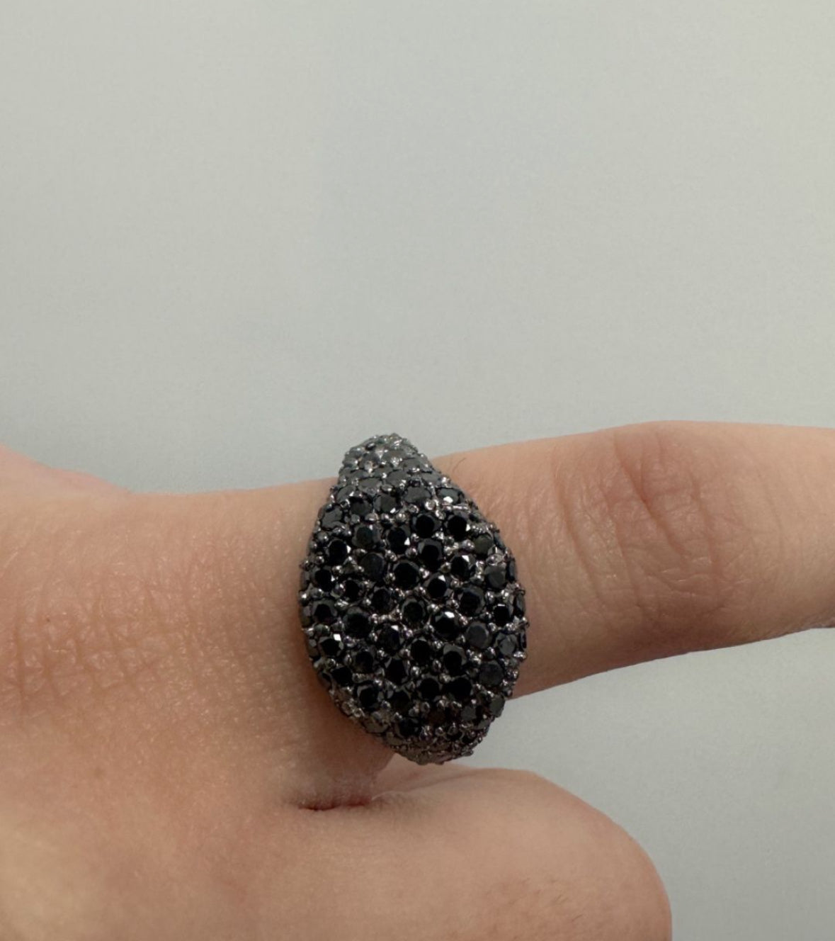 Chunky Diamond Signet Ring