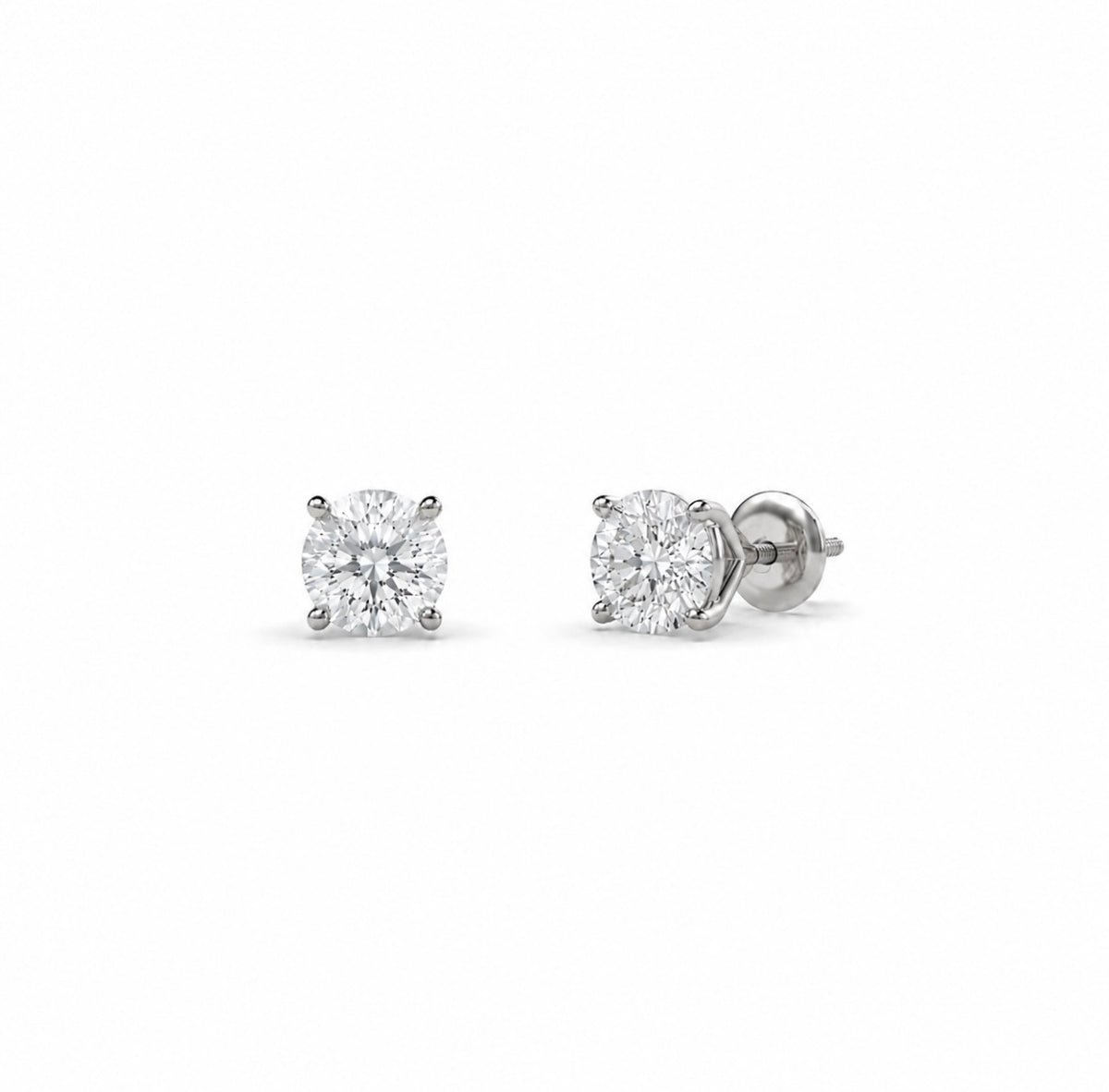 1ct Lab Diamond Studs