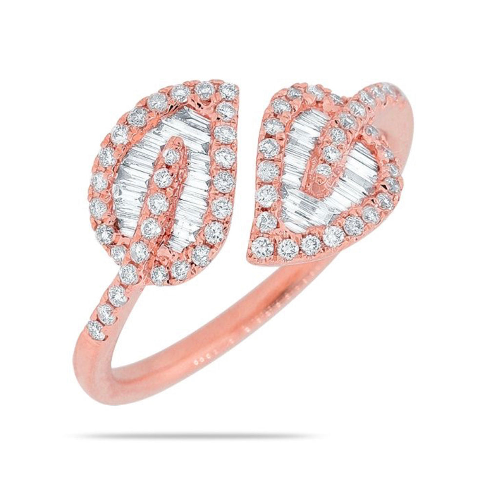 Double Leaf Ring