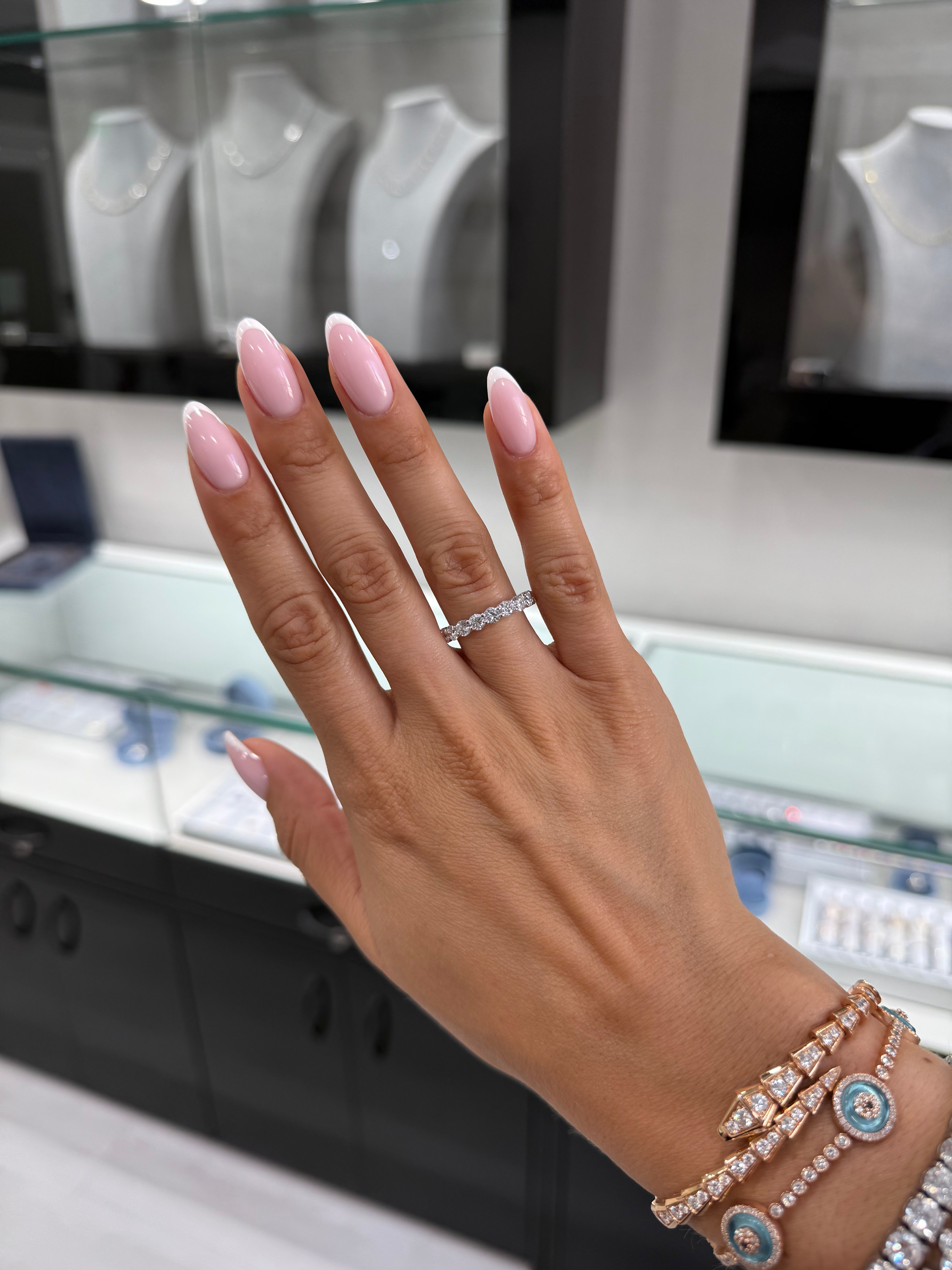 Medium Round Diamond Eternity Band