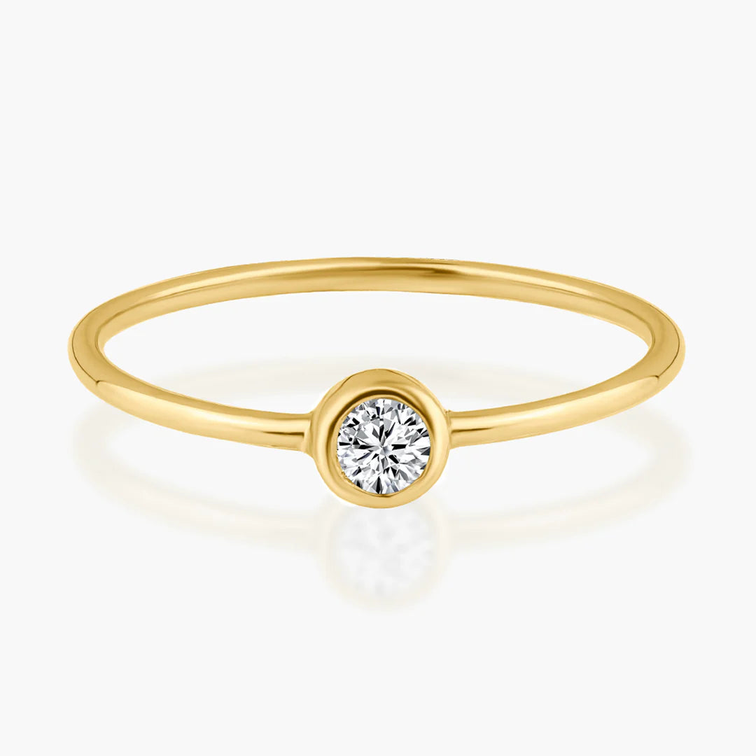 Fancy Cut Diamond Wire Ring