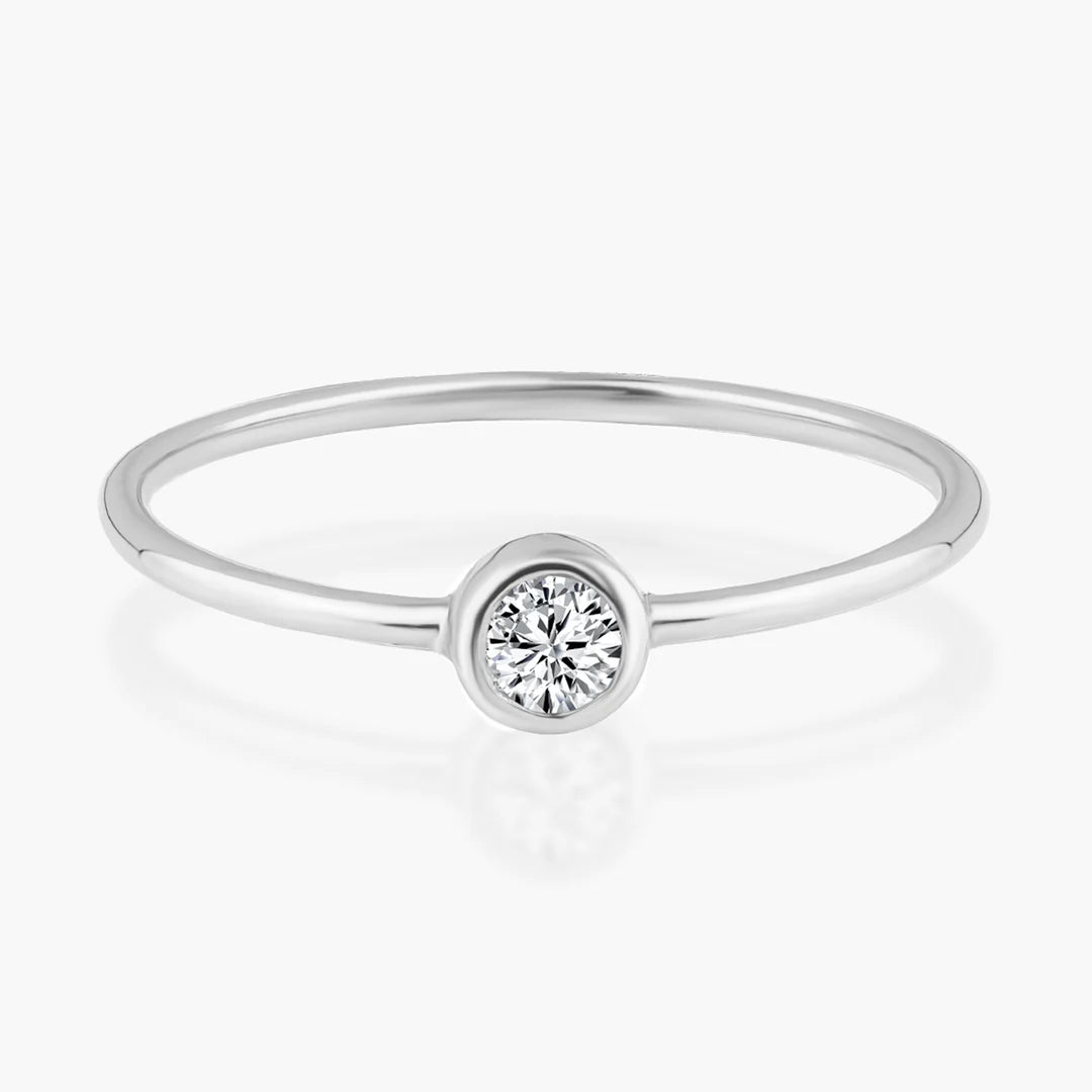 Fancy Cut Diamond Wire Ring