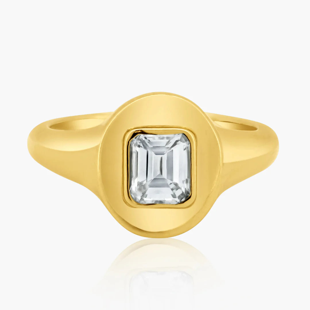 Fancy Cut Signet Ring