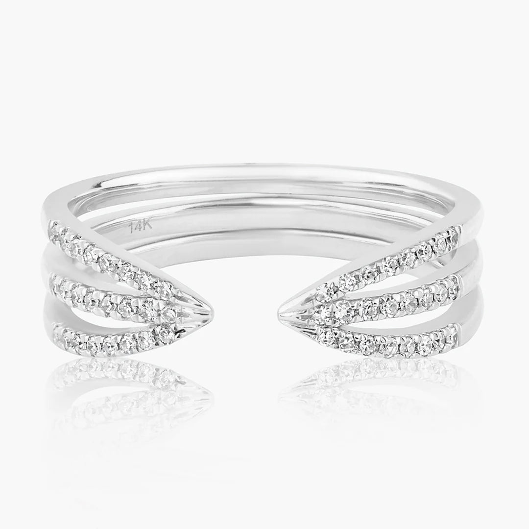 Outlined Cuff Ring
