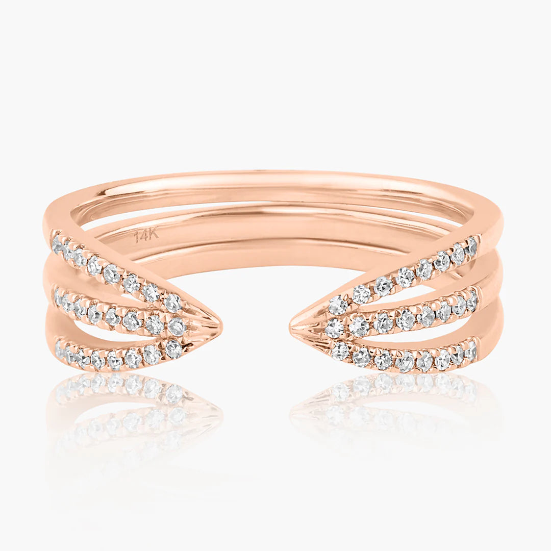 Outlined Cuff Ring