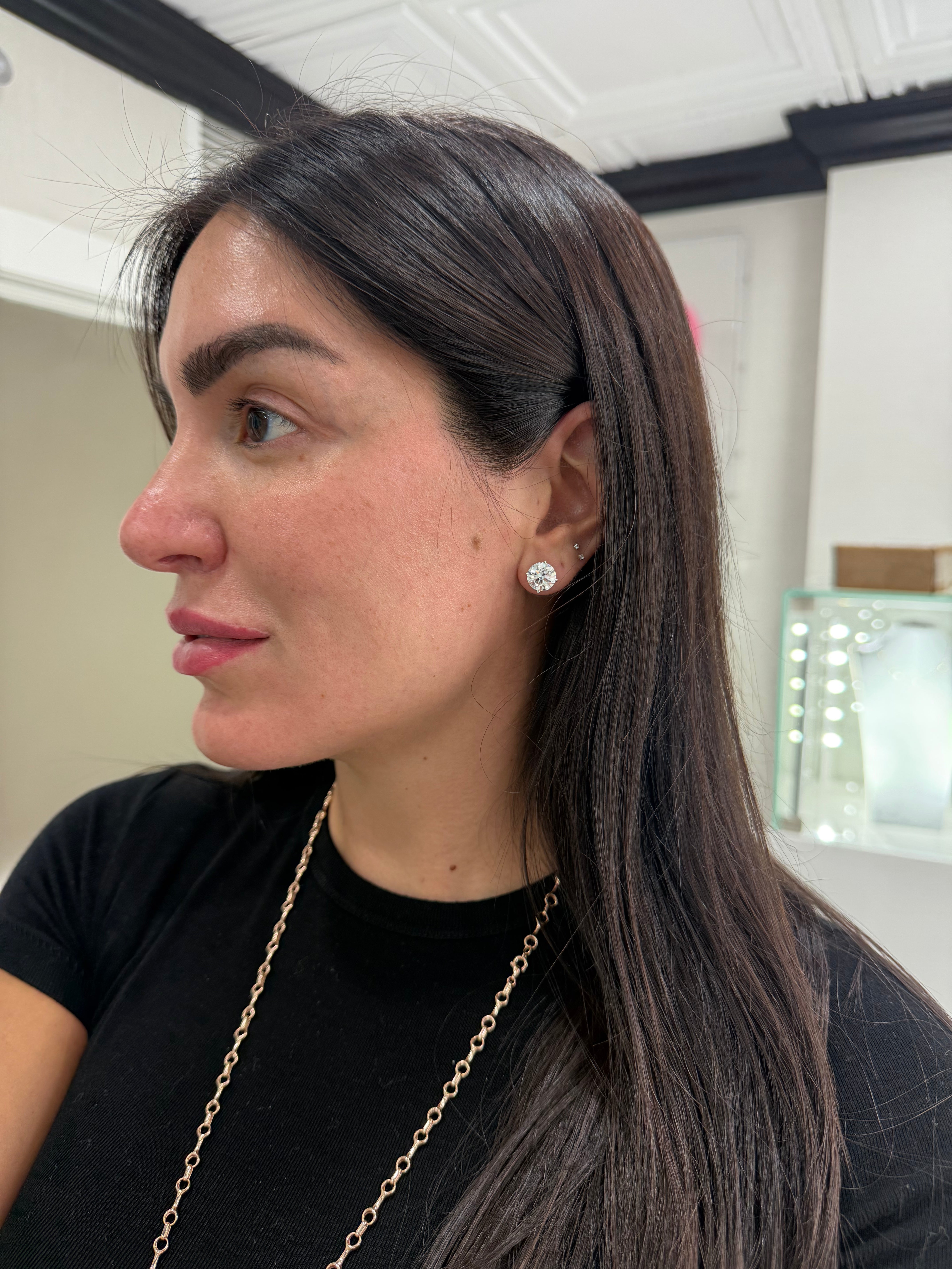 6ct Lab Diamond Studs