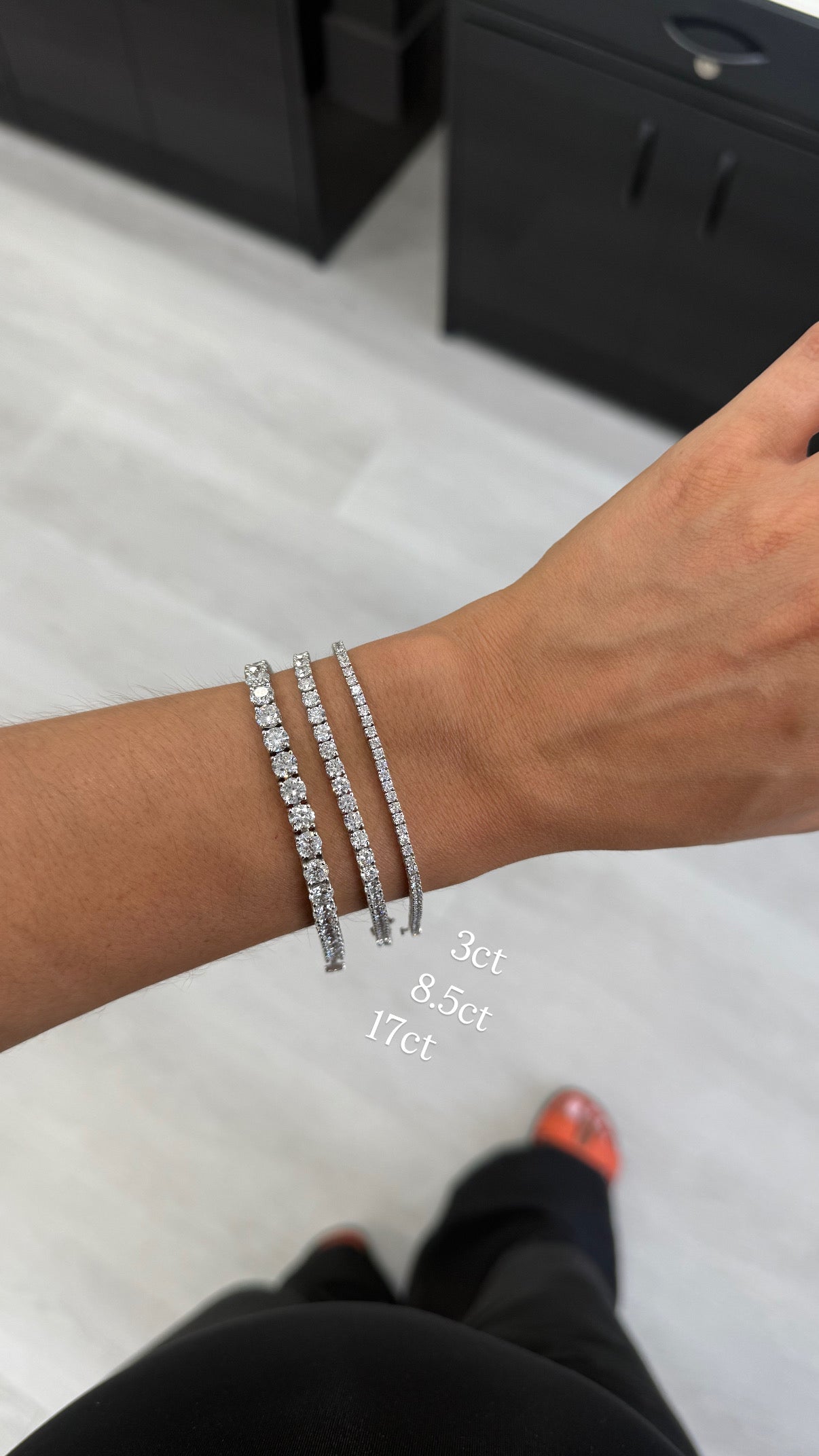 Lab Classic Tennis Bracelet