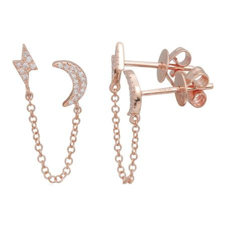 Chained Star + Bolt Stud