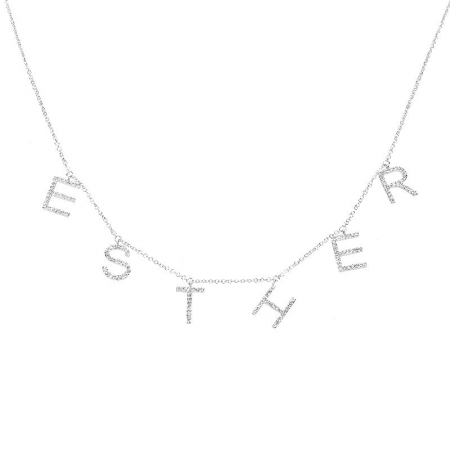 Hanging Letters Necklace