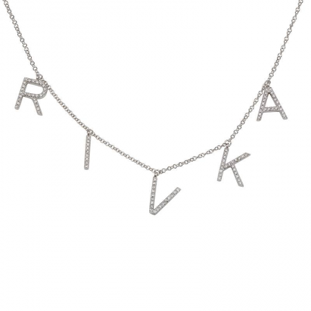 Hanging Letters Necklace