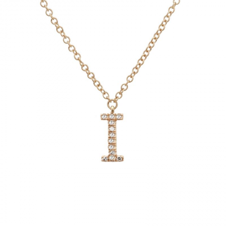 Mini Capital Initial Necklace