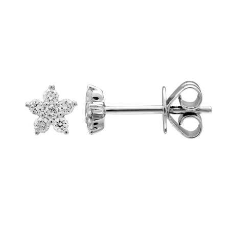 Mini Gemstone Flower Studs