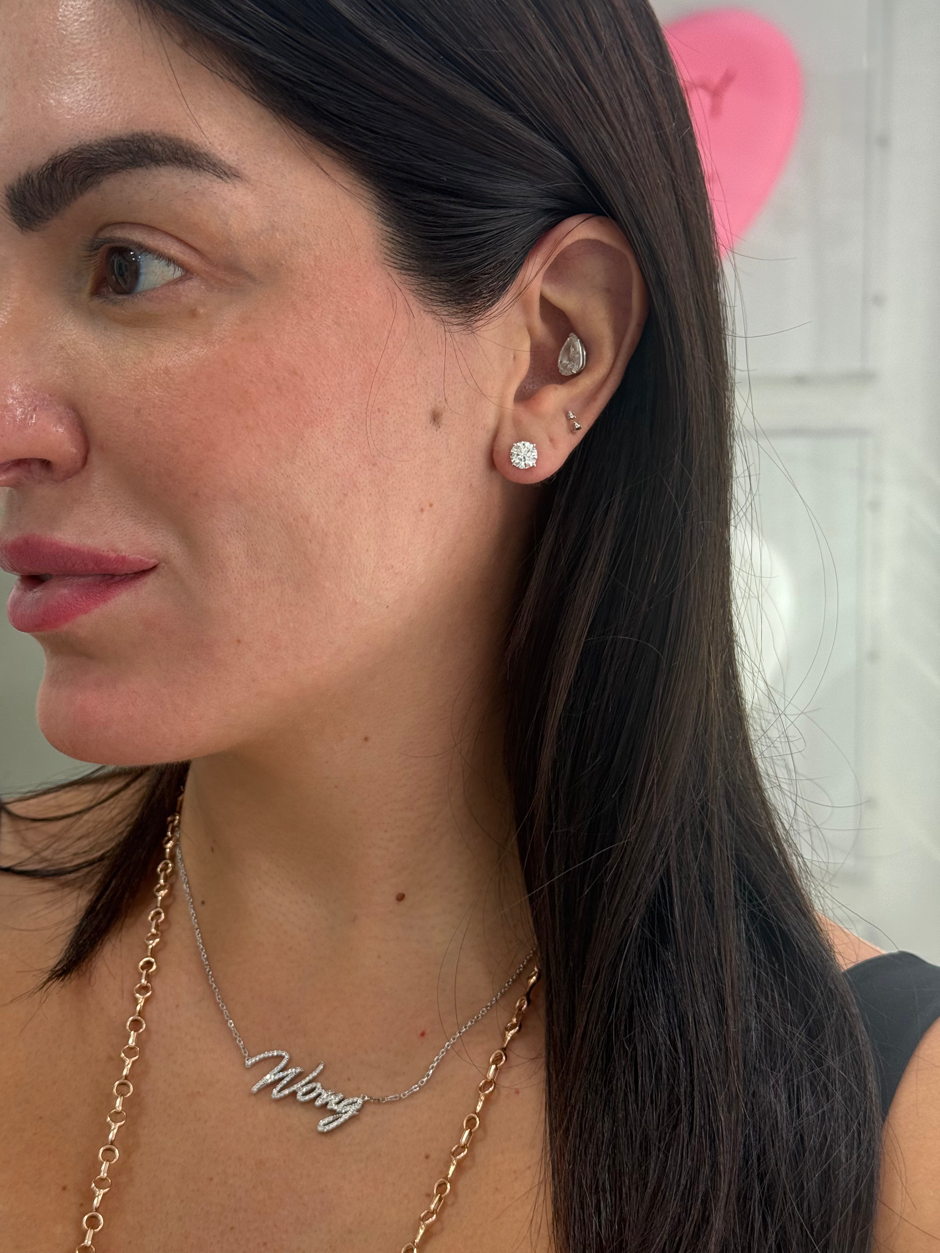 2.08 ct Lab Diamond Studs