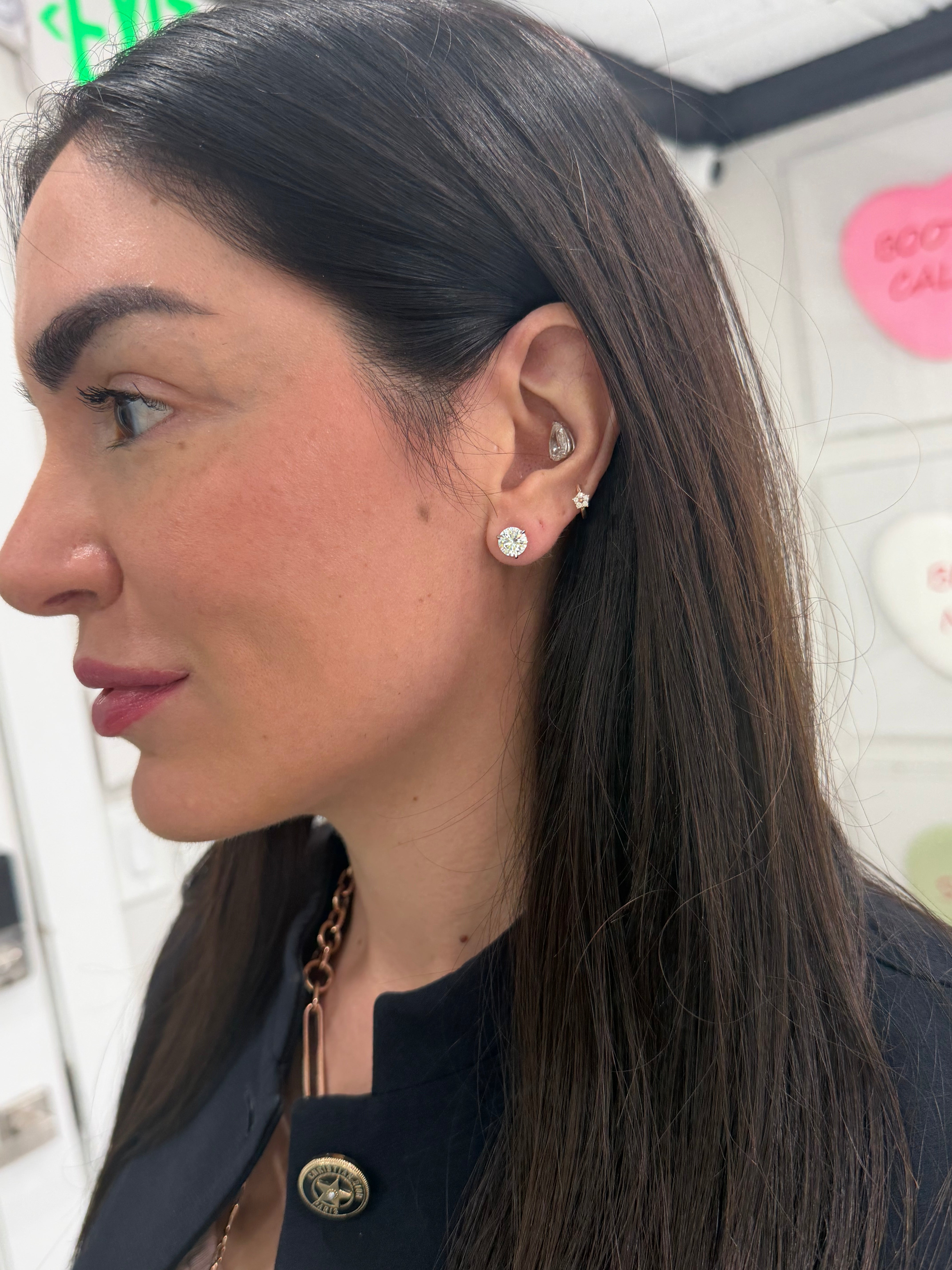 3ct Lab Diamond Studs