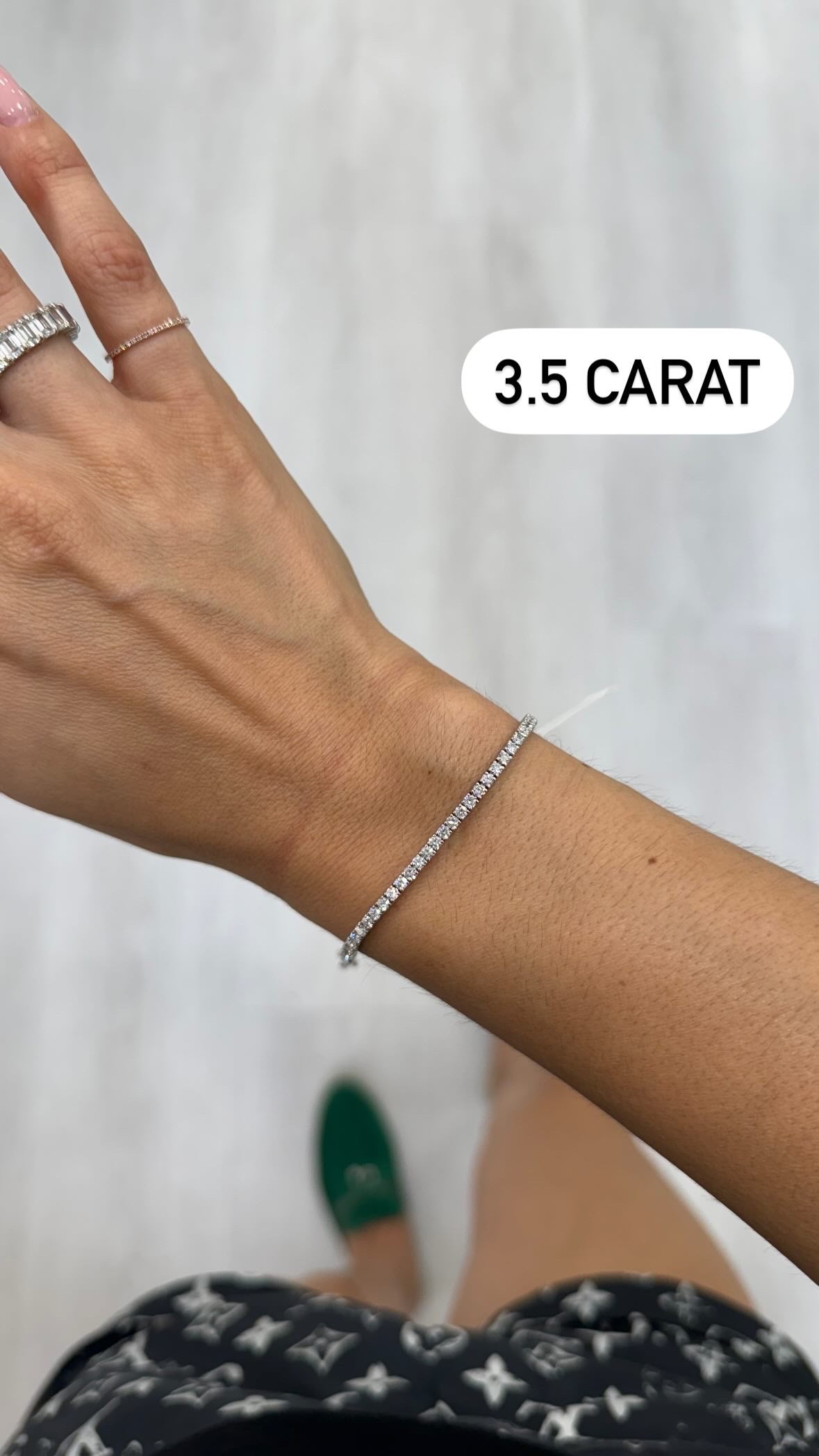 Lab Classic Tennis Bracelet