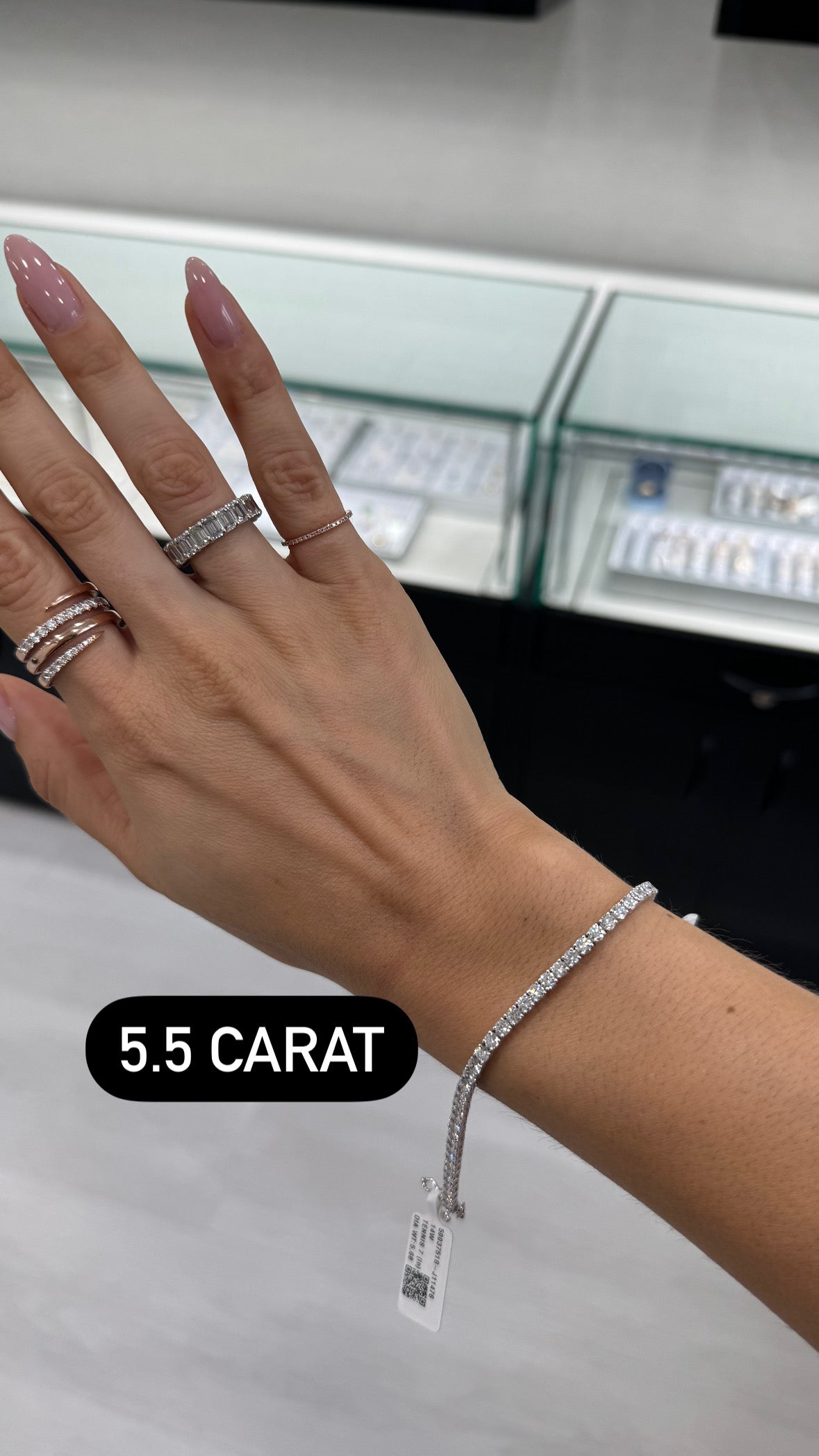 Lab Classic Tennis Bracelet