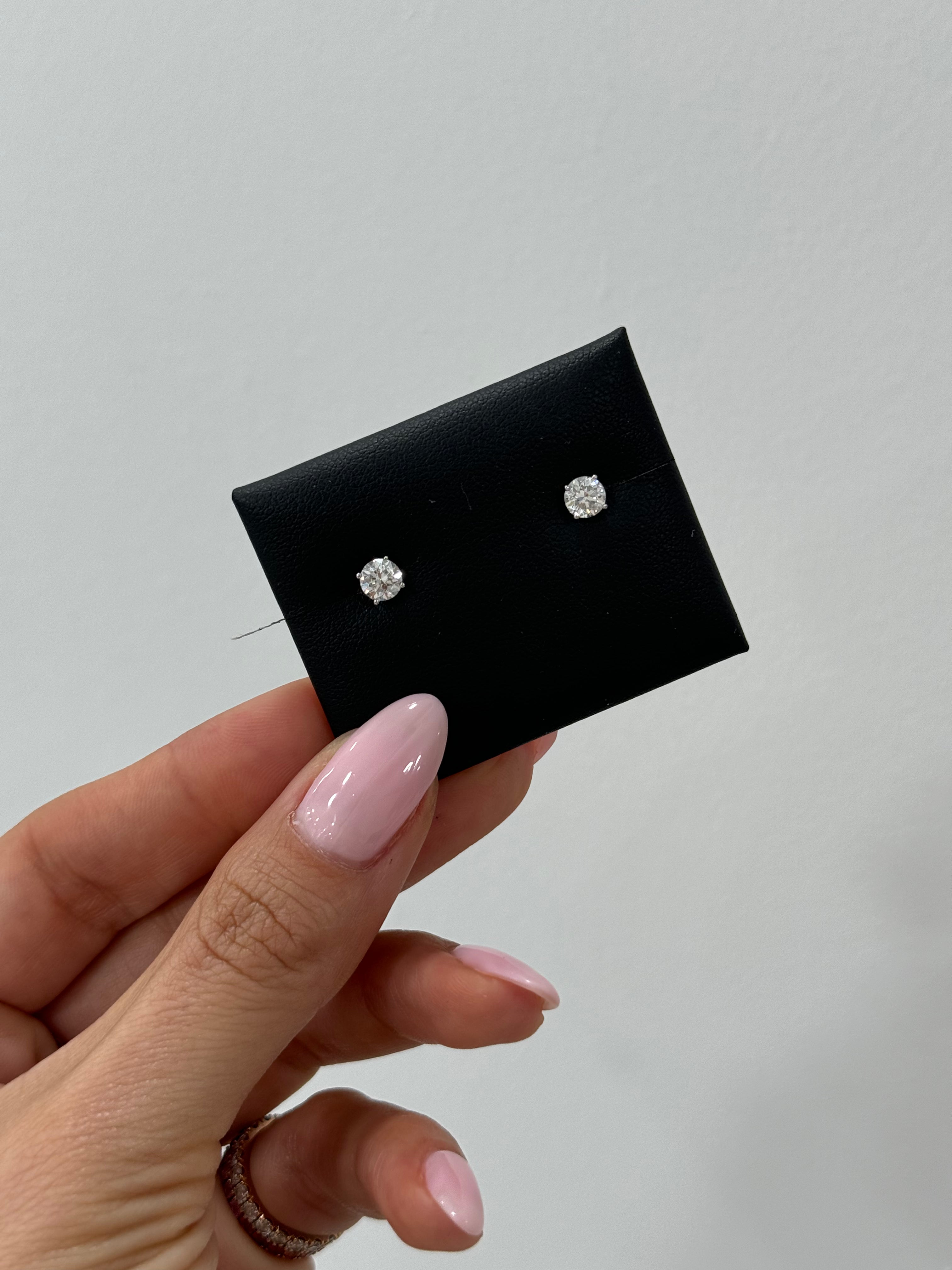 1ct Lab Diamond Studs