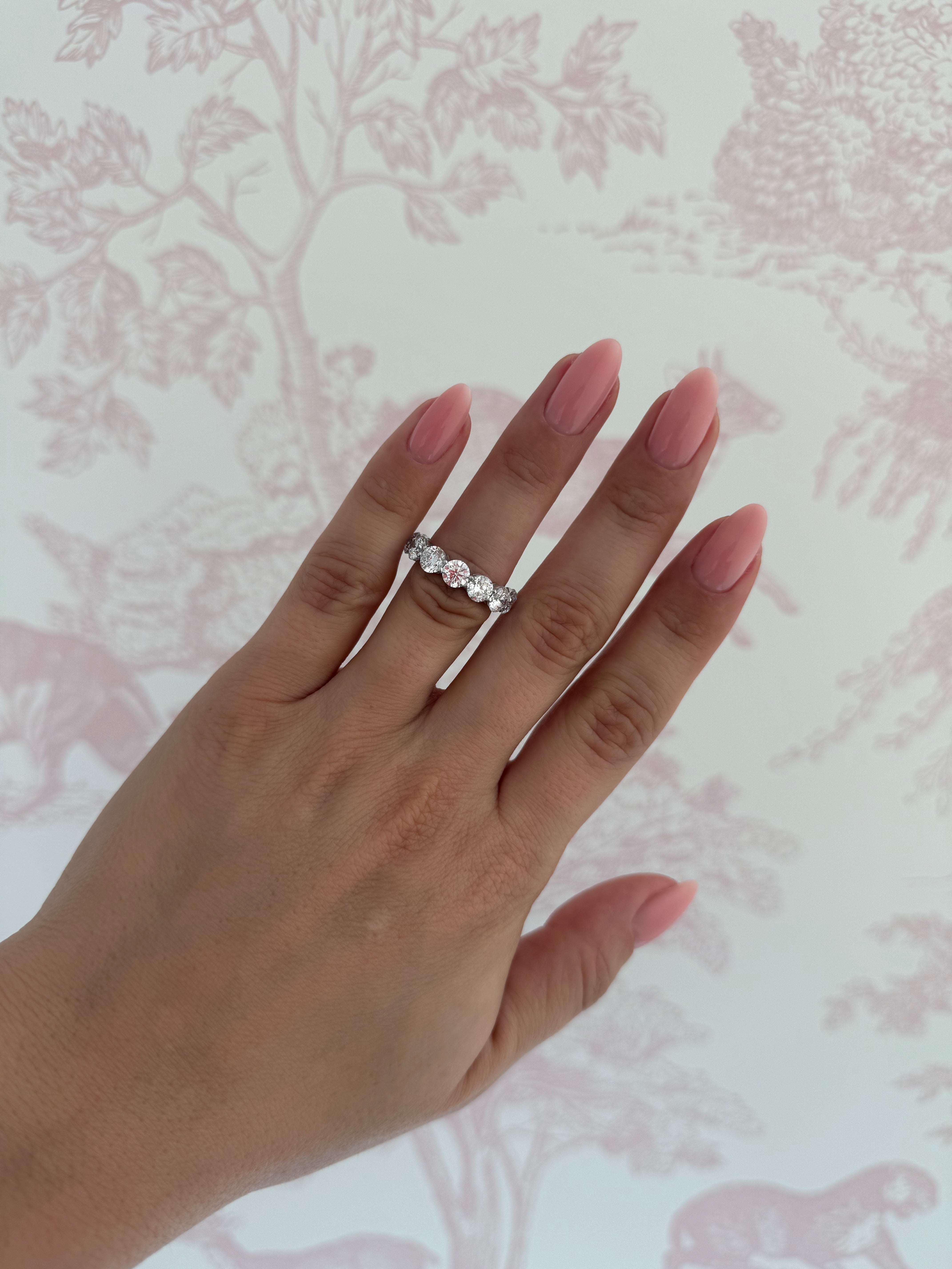 XL Round Diamond Eternity Band