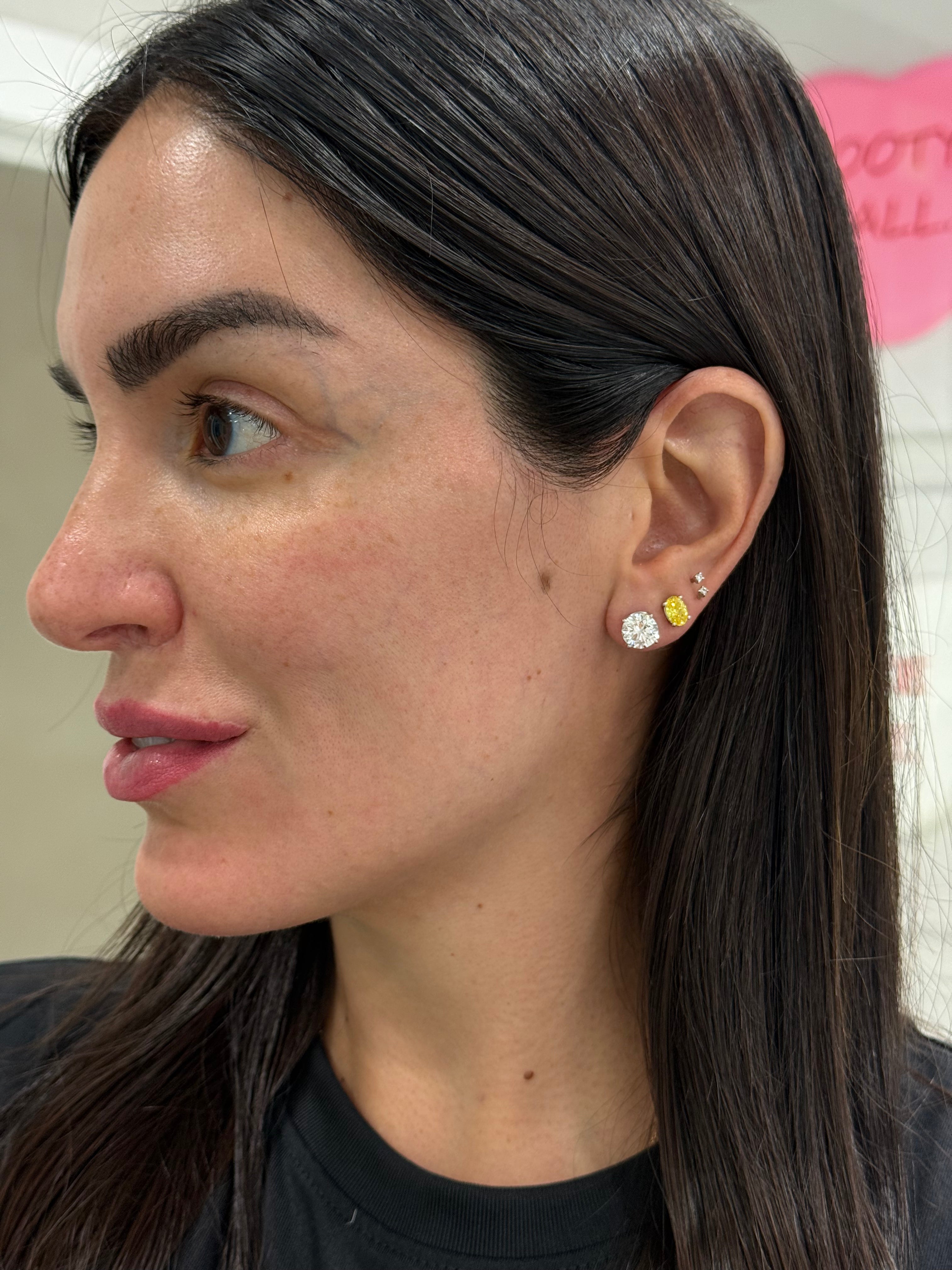 4ct Lab Diamond Studs