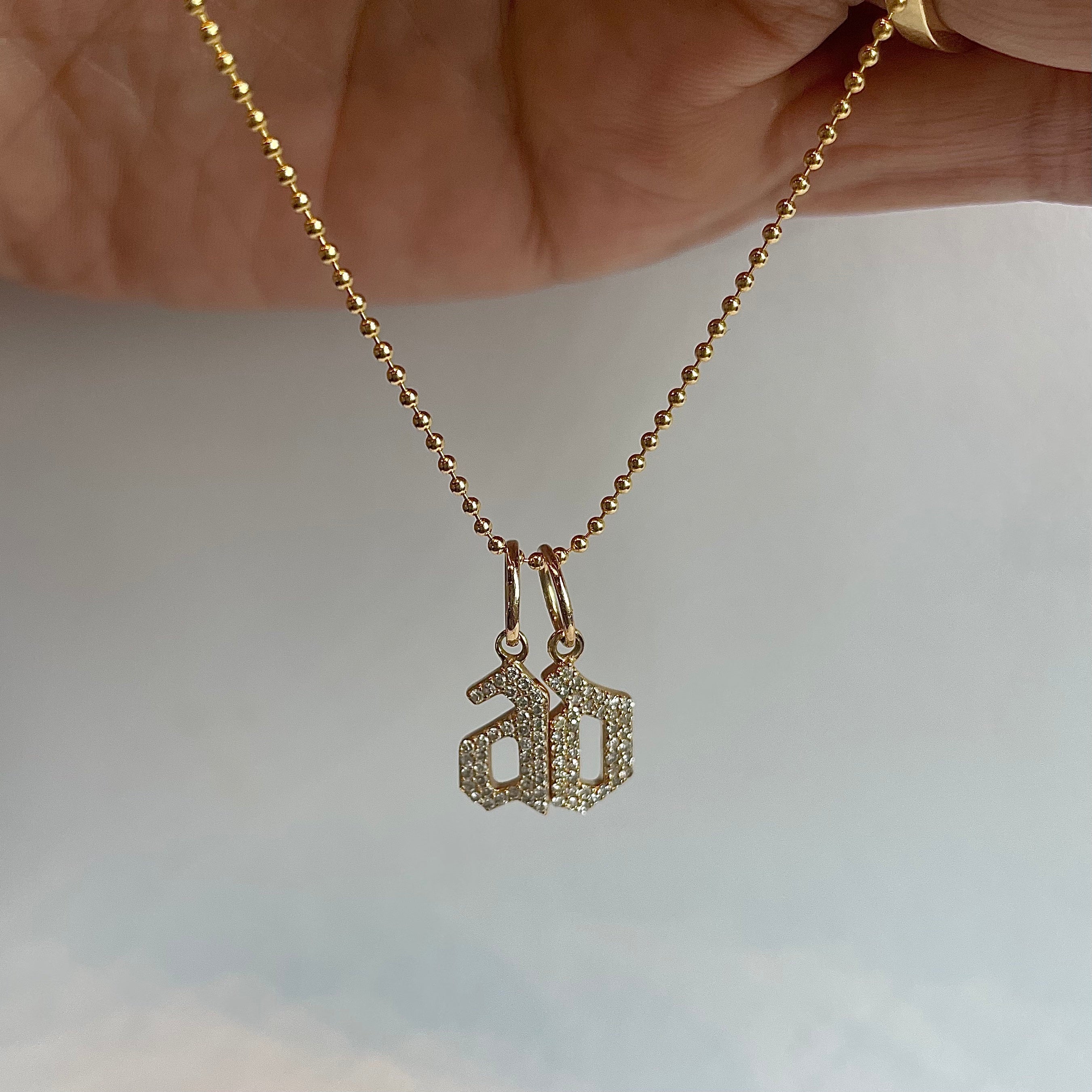 Lowercase Goth Charm