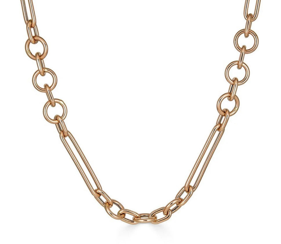 Round + Elongated Link Chain