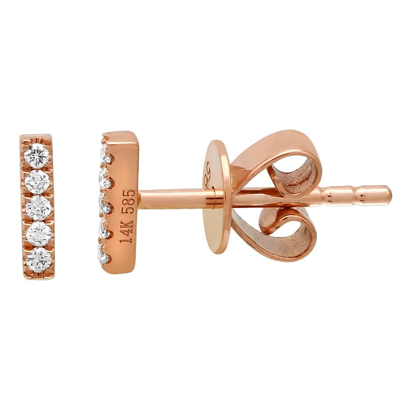 Pavé Bar Stud