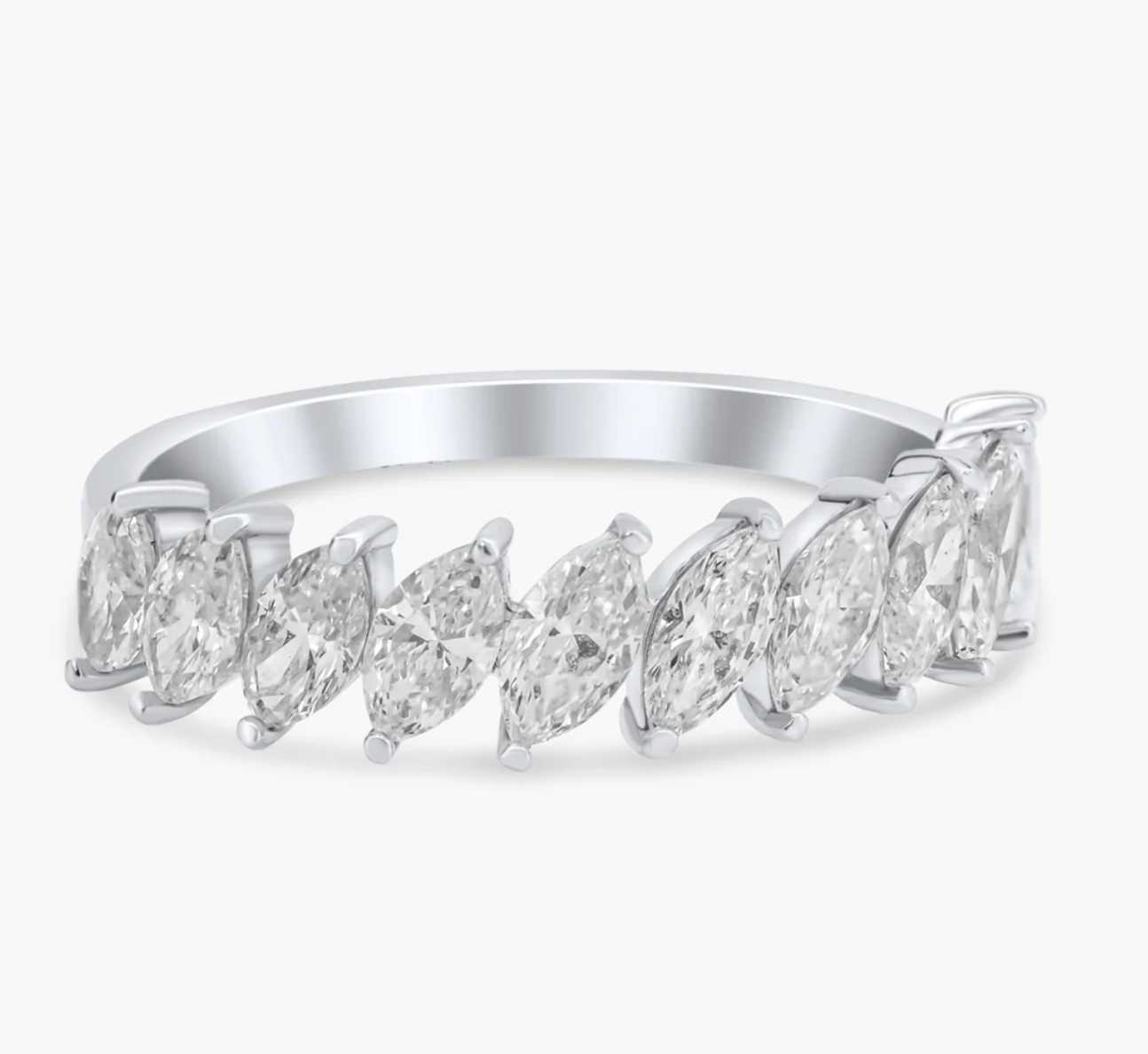 Marquise Diamond Band