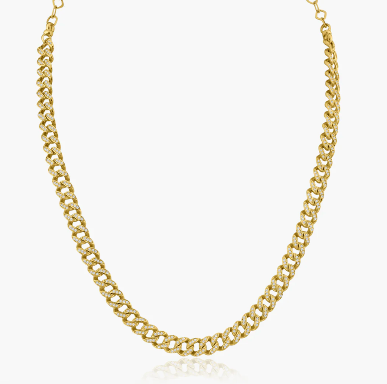 Diamond Pavé Cuban Link Choker