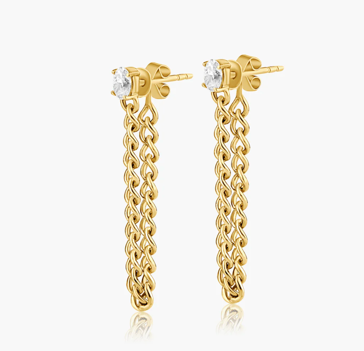 Front To Back Curb Link Studs