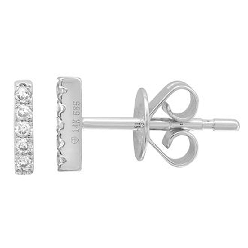 Pavé Bar Stud