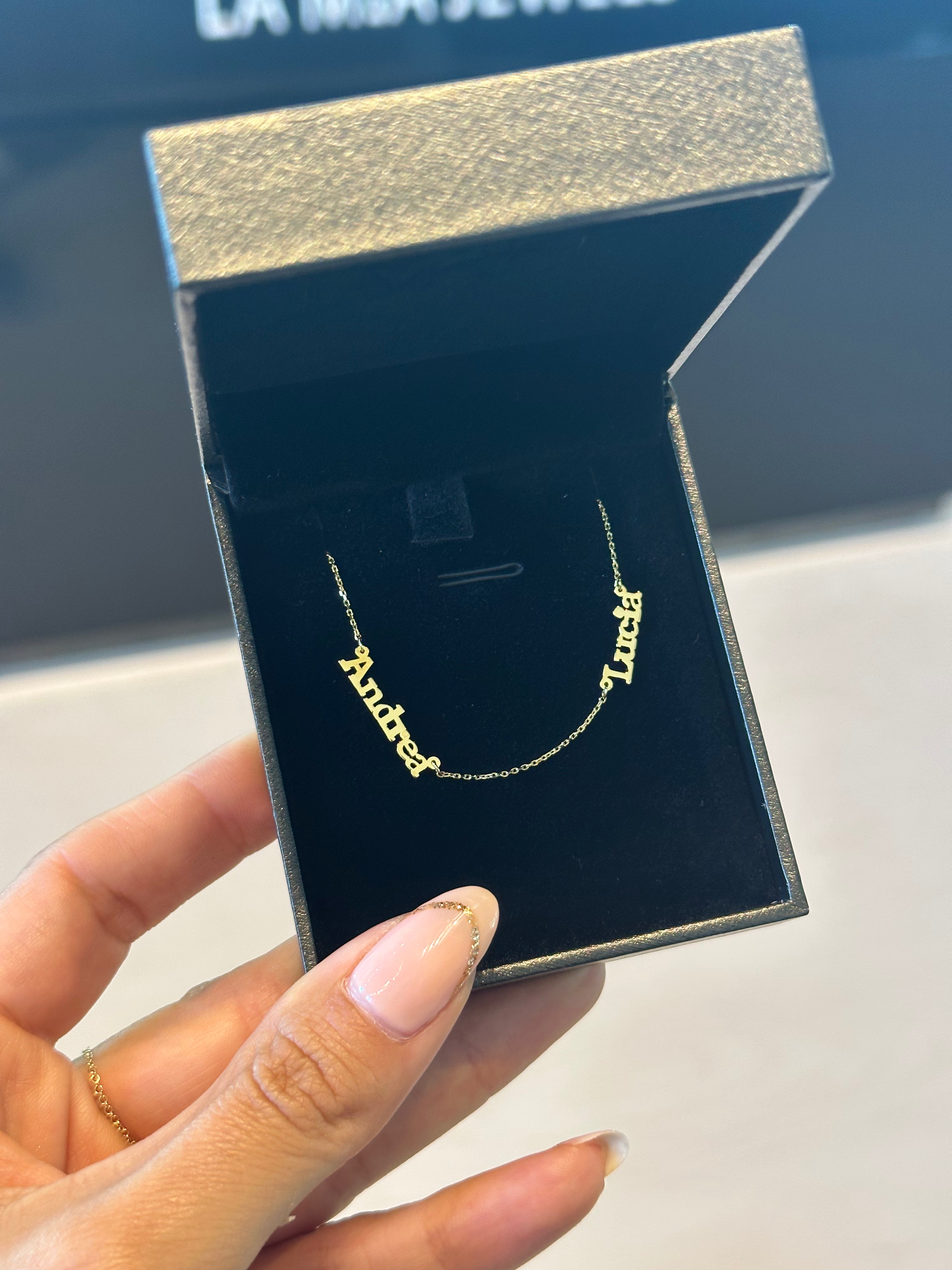 Micro Name Necklace